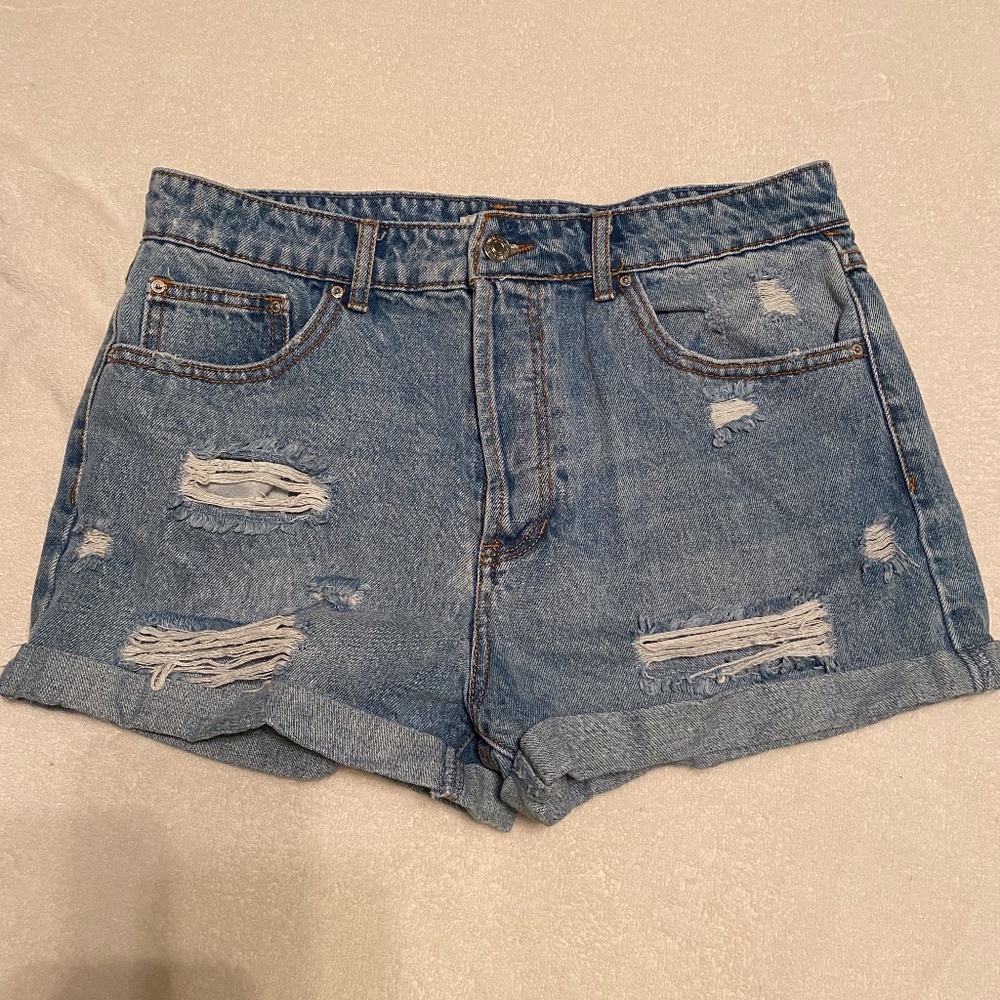 Forever 21 Distressed Denim Shorts